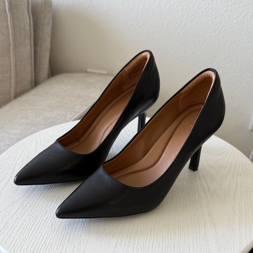 Sleek Black Women's Heels